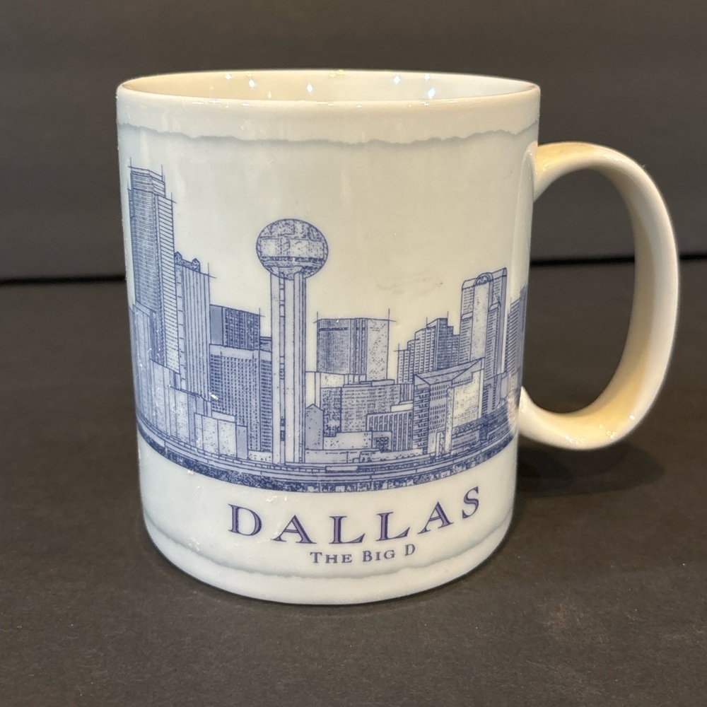 Starbucks Dallas “The Big D” Skyline Mug 18 oz 2007 Collector Series